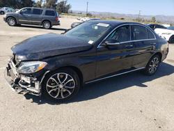 Mercedes-Benz salvage cars for sale: 2015 Mercedes-Benz C 300 4matic