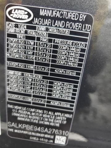 2025 Land Rover Range Rover SE