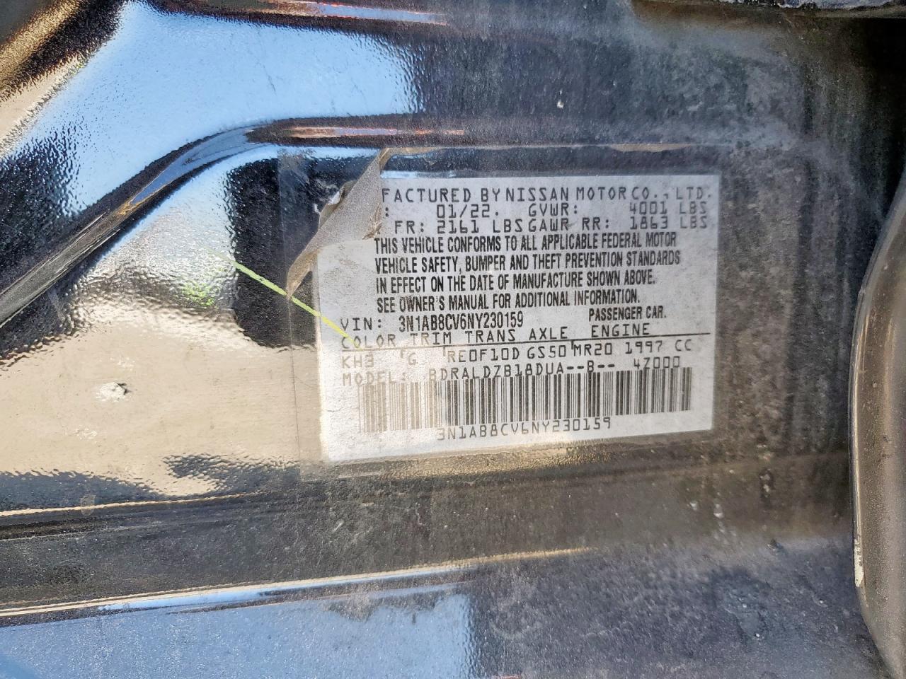 2022 Nissan Sentra sv
