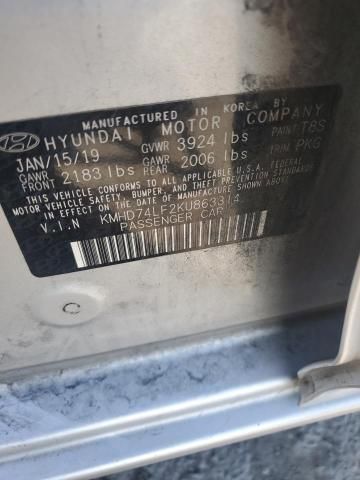 2019 Hyundai Elantra SE