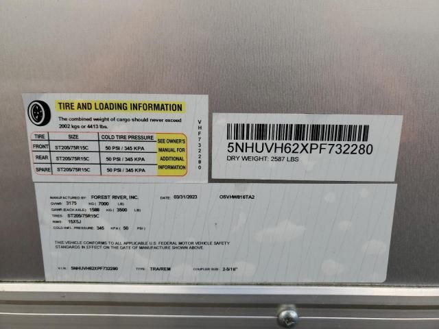 2023 Wildwood 2023 Forest Rive OSVH826TA2R Enclosed Cargo Traile