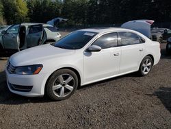 Salvage cars for sale from Copart Graham, WA: 2012 Volkswagen Passat SE