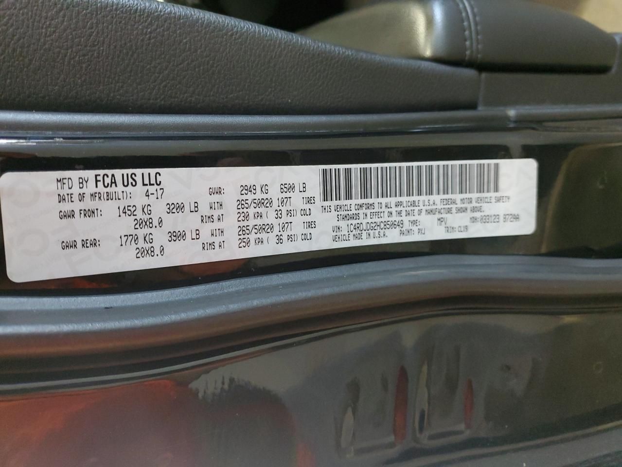 2017 Dodge Durango gt