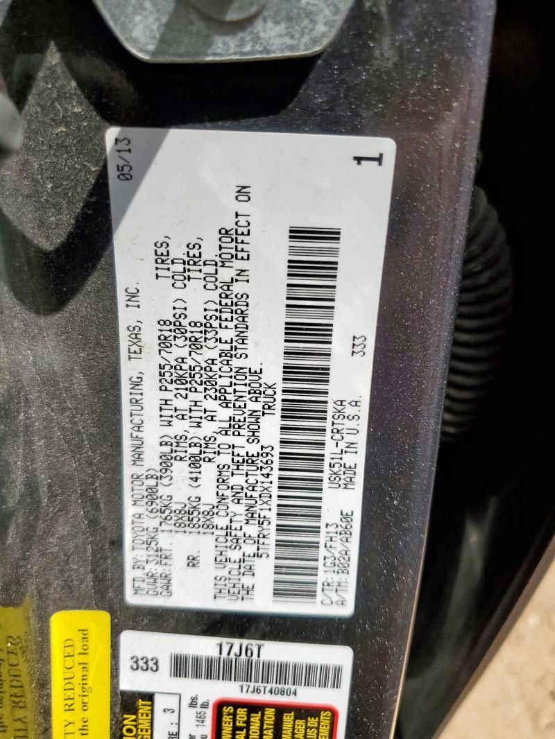 2013 Toyota Tundra Double Cab SR5