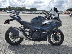 Salvage motorcycles for sale at Lumberton, NC auction: 2025 Kawasaki EX500 A