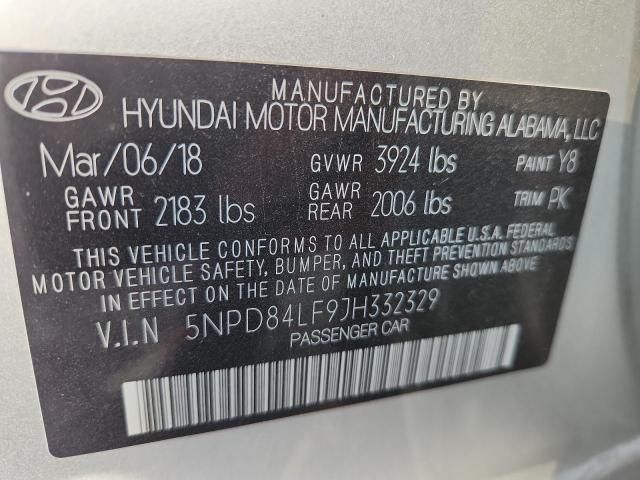 2018 Hyundai Elantra SEL