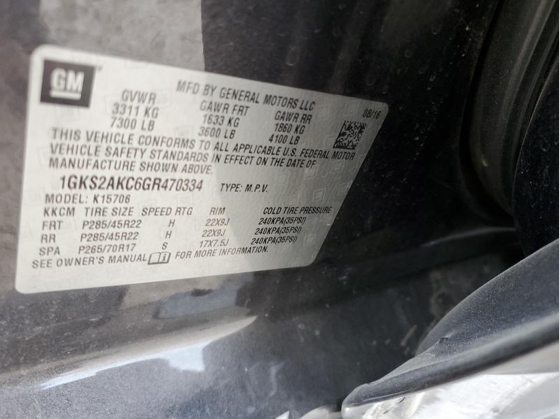 2016 GMC Yukon sle