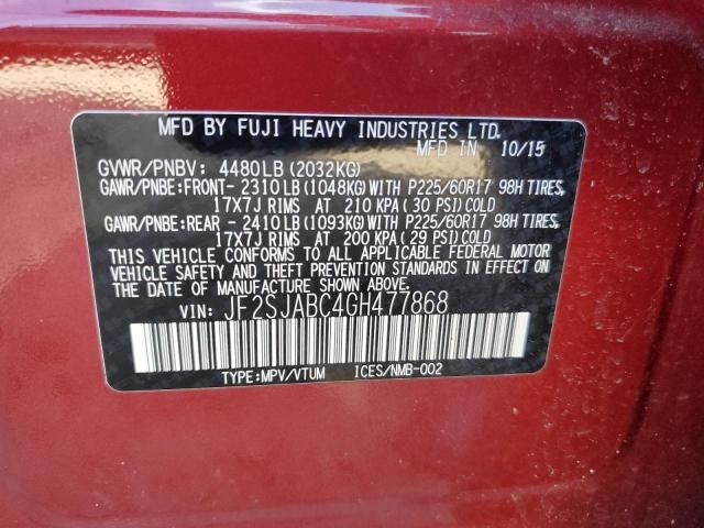 2016 Subaru Forester 2.5I