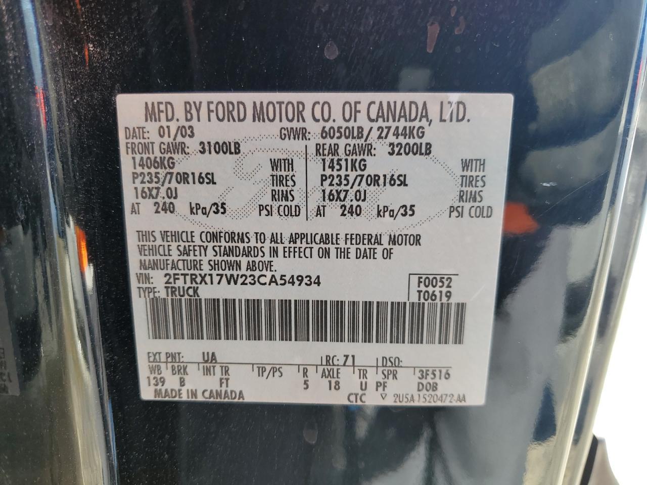 2003 Ford F150