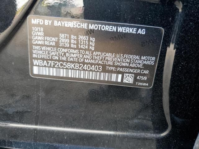 2019 BMW 750 XI