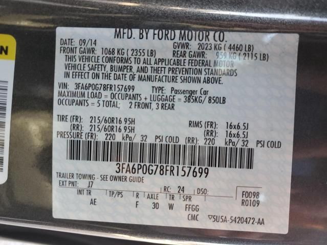 2015 Ford Fusion S