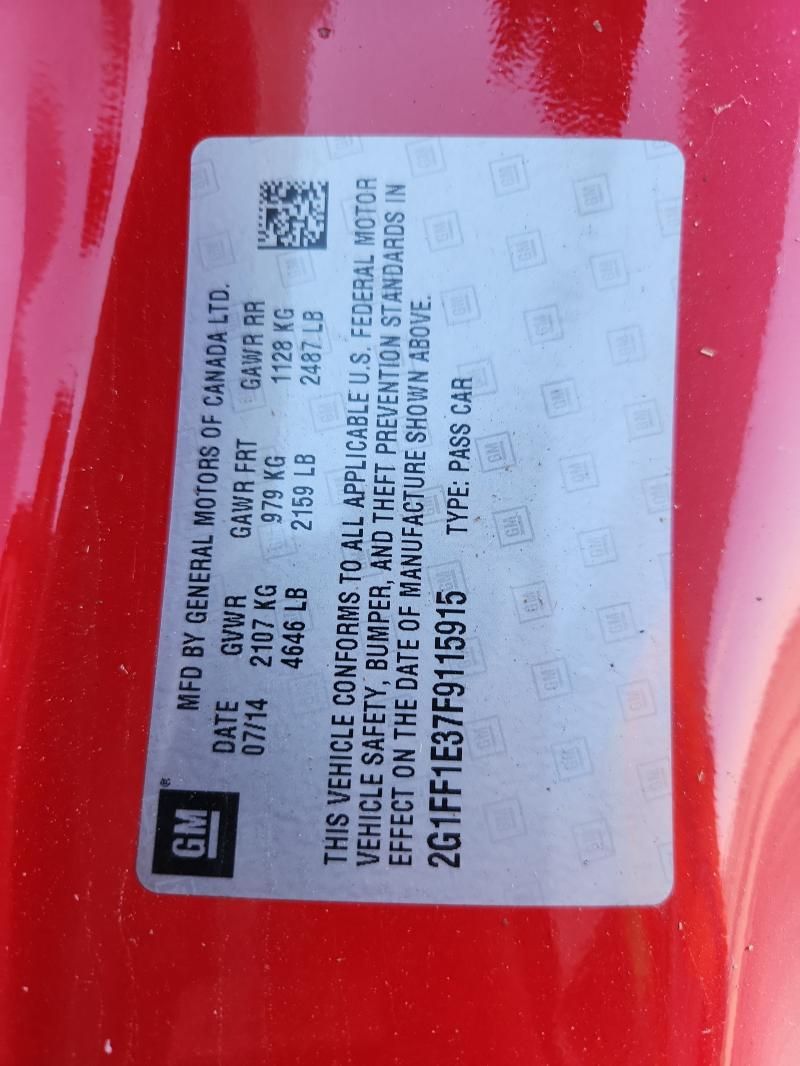 2015 Chevrolet Camaro lt