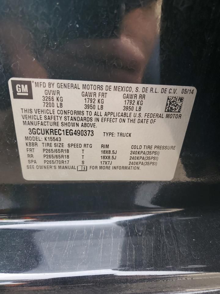 2014 Chevrolet Silverado K1500 lt