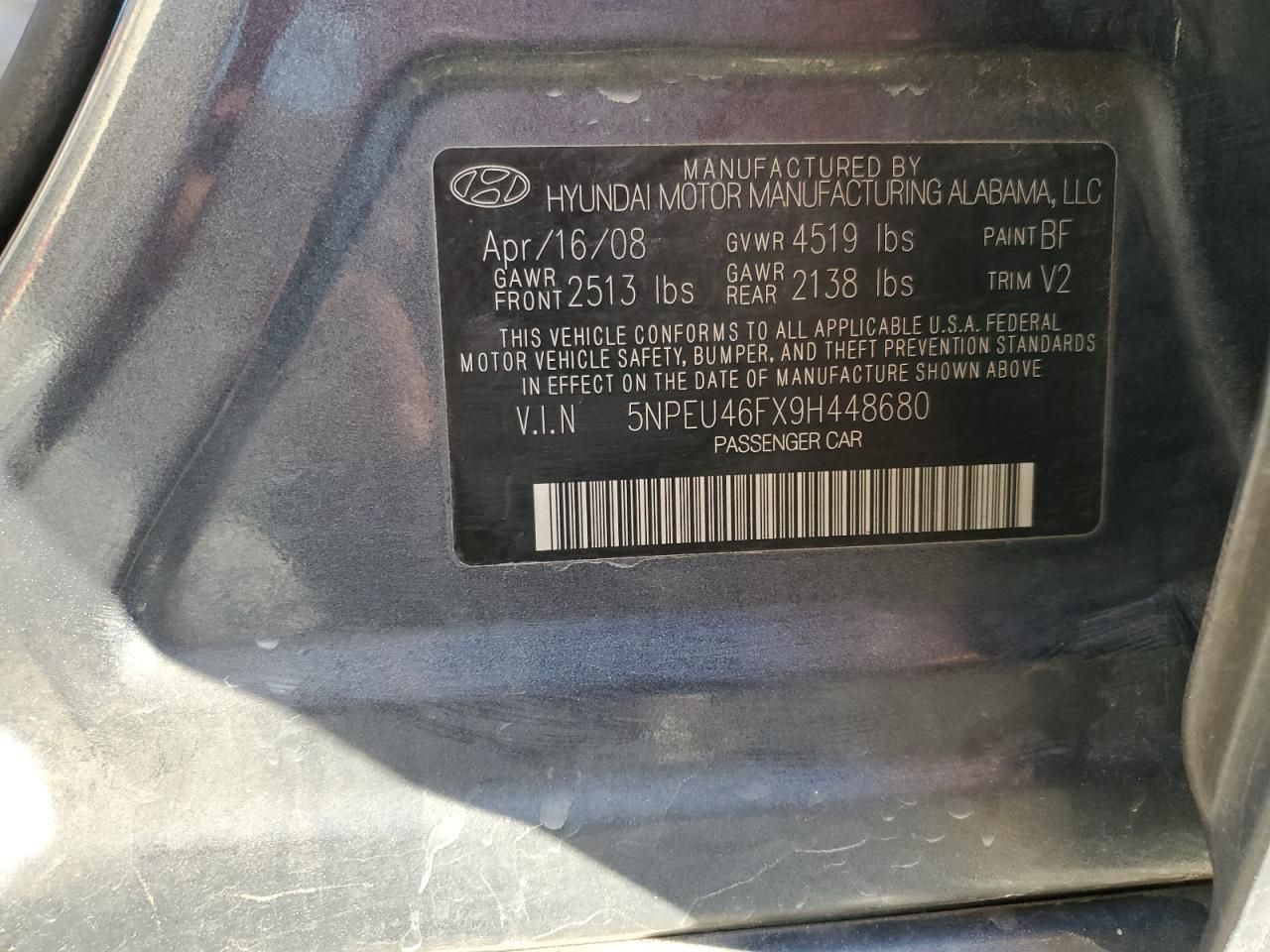 2009 Hyundai Sonata se