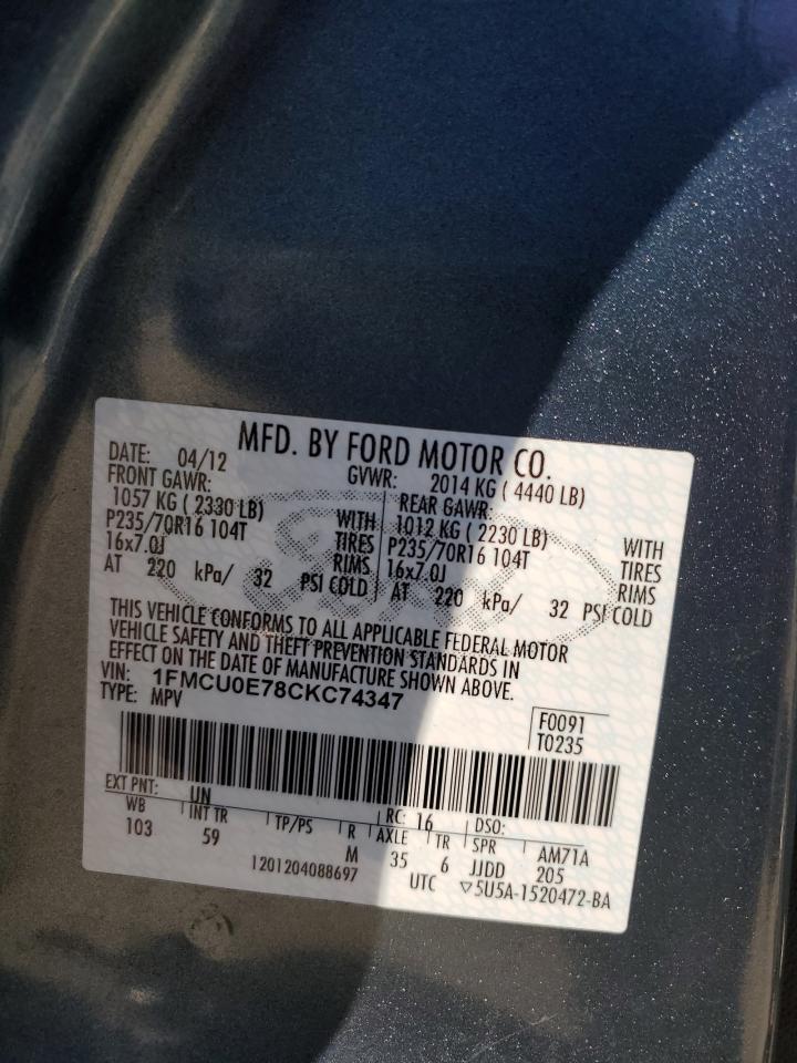 2012 Ford Escape Limited