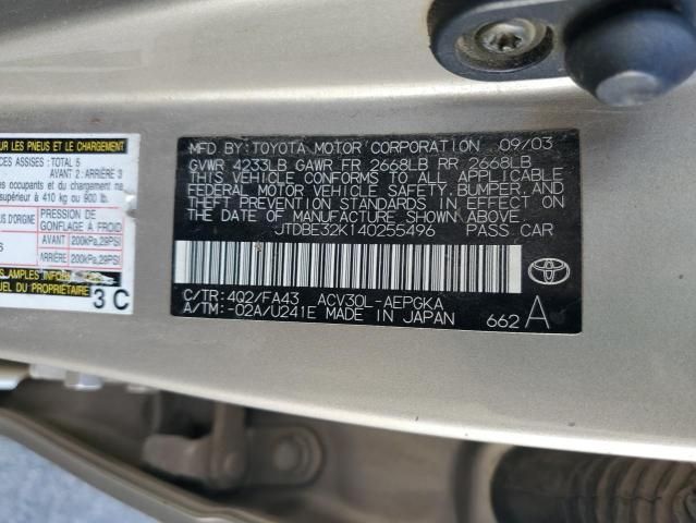2004 Toyota Camry LE