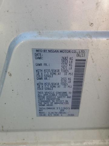 2013 Infinity Jx35 Base