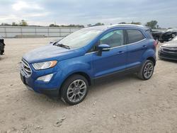 Ford salvage cars for sale: 2019 Ford Ecosport Titanium