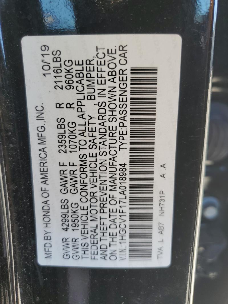 2020 Honda Accord lx