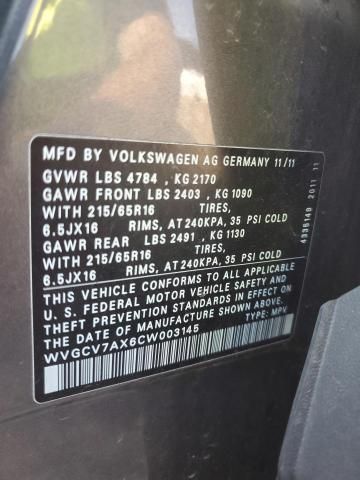 2012 Volkswagen Tiguan S