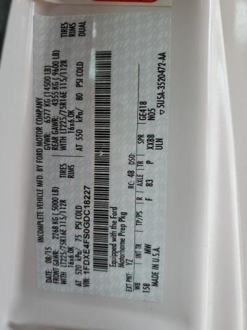 2016 Ford Econoline E450 Super Duty Cutaway van