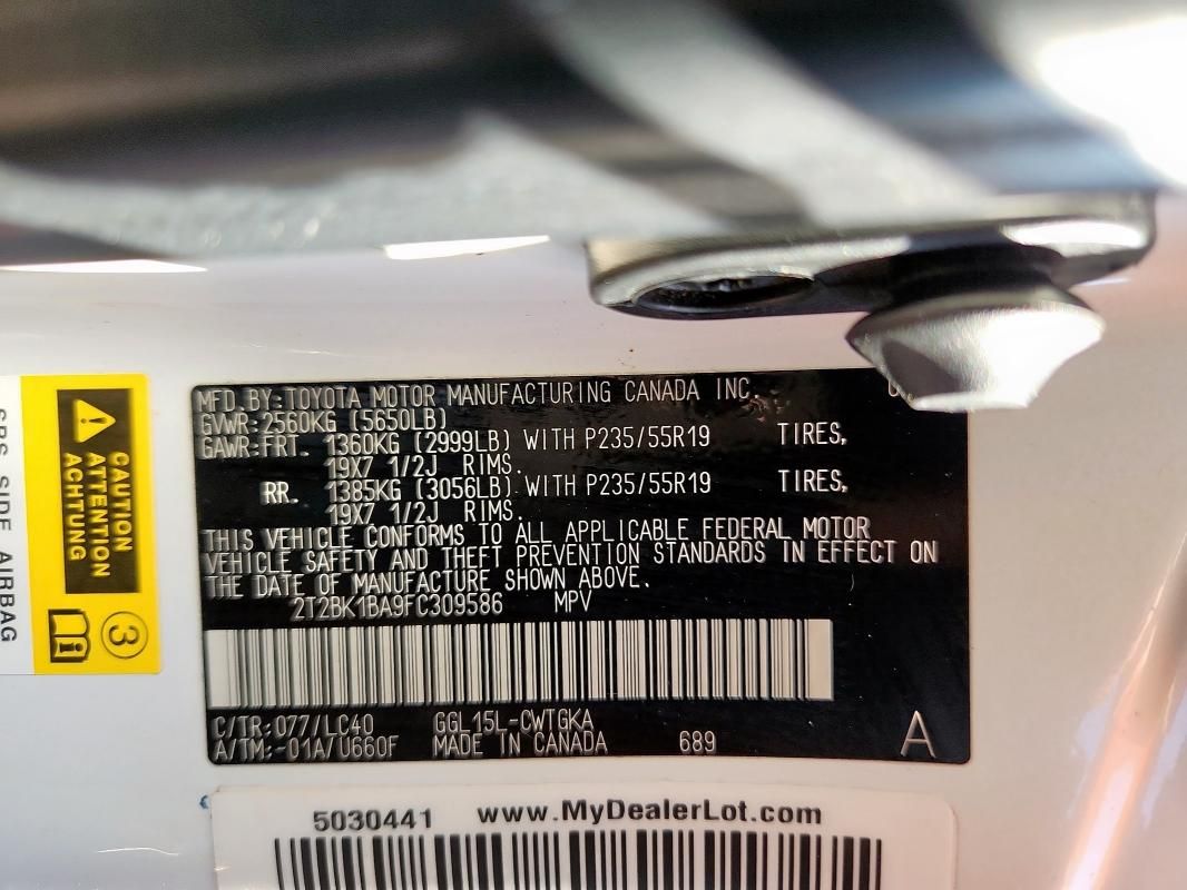 2015 Lexus RX 350 Base