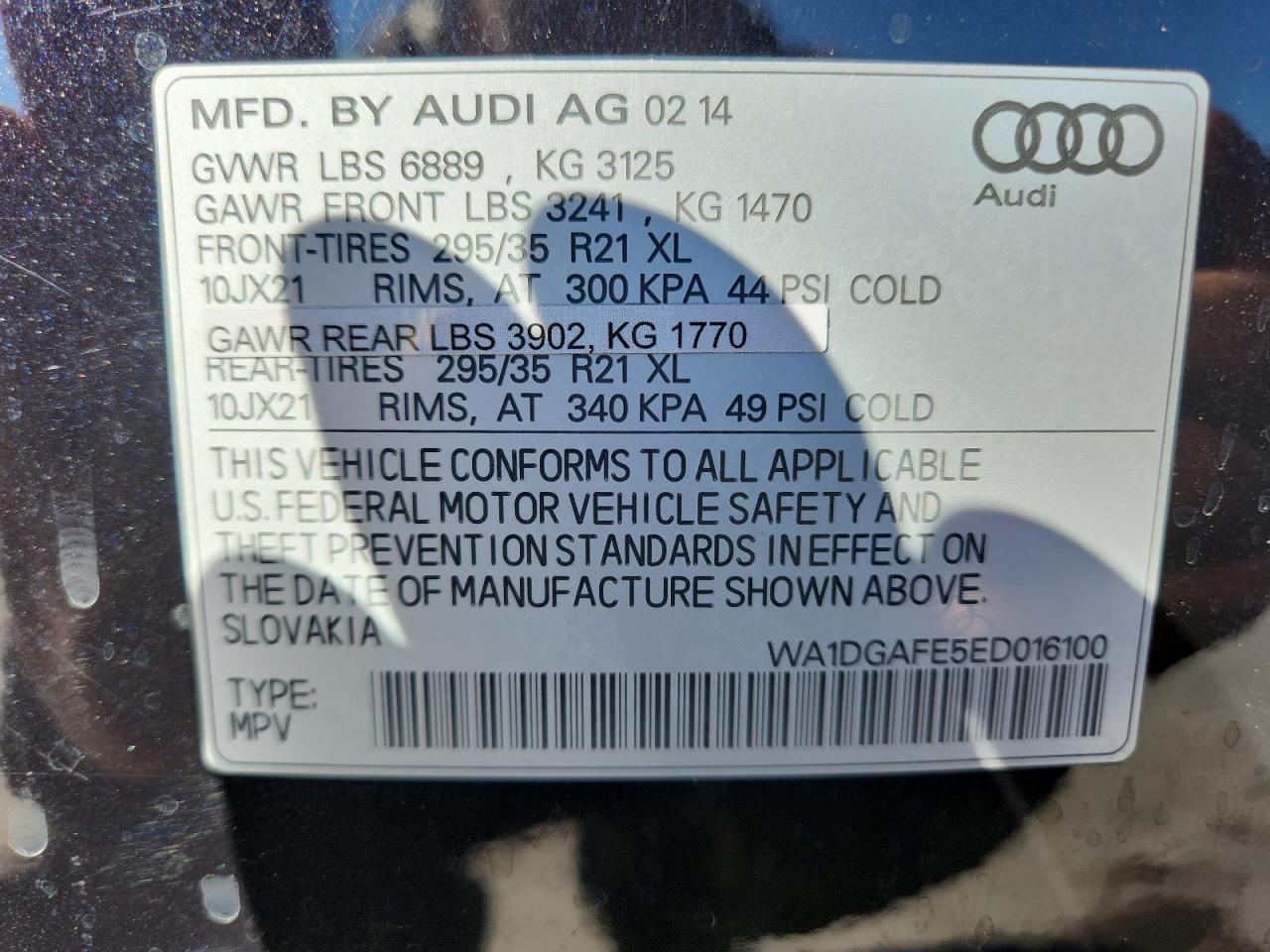 2014 Audi Q7 Prestige