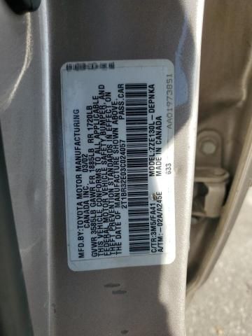 2003 Toyota Corolla CE