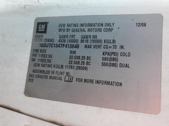 2007 GMC C7500 C7c042