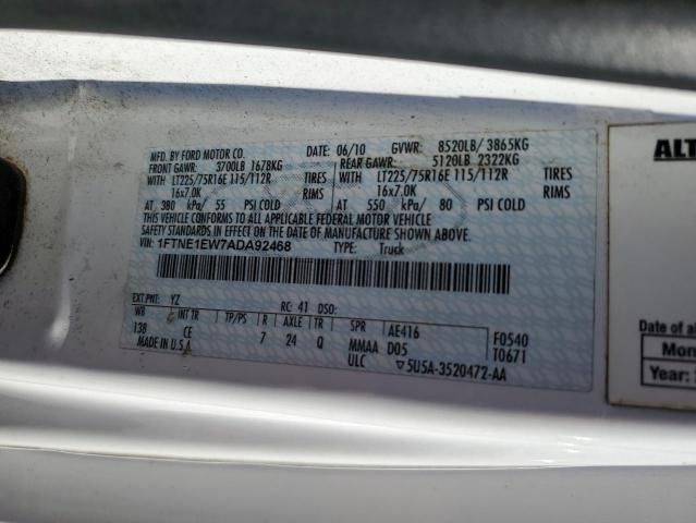 2010 Ford Econoline E150 Van