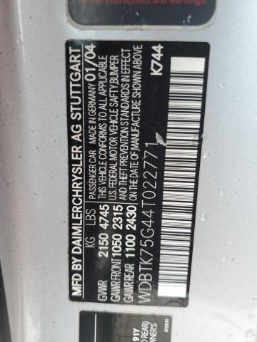 2004 Mercedes-Benz CLK 500