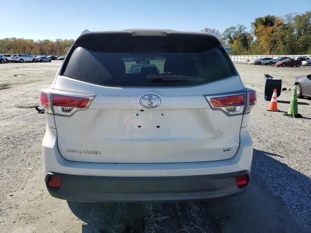 2015 Toyota Highlander le