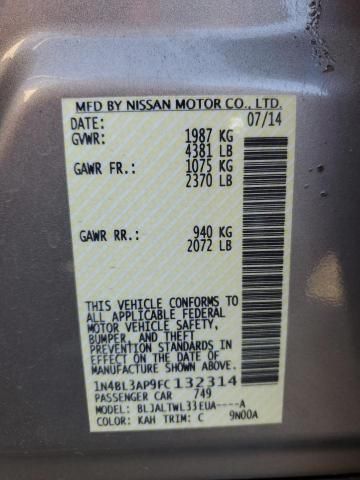 2015 Nissan Altima 3.5S