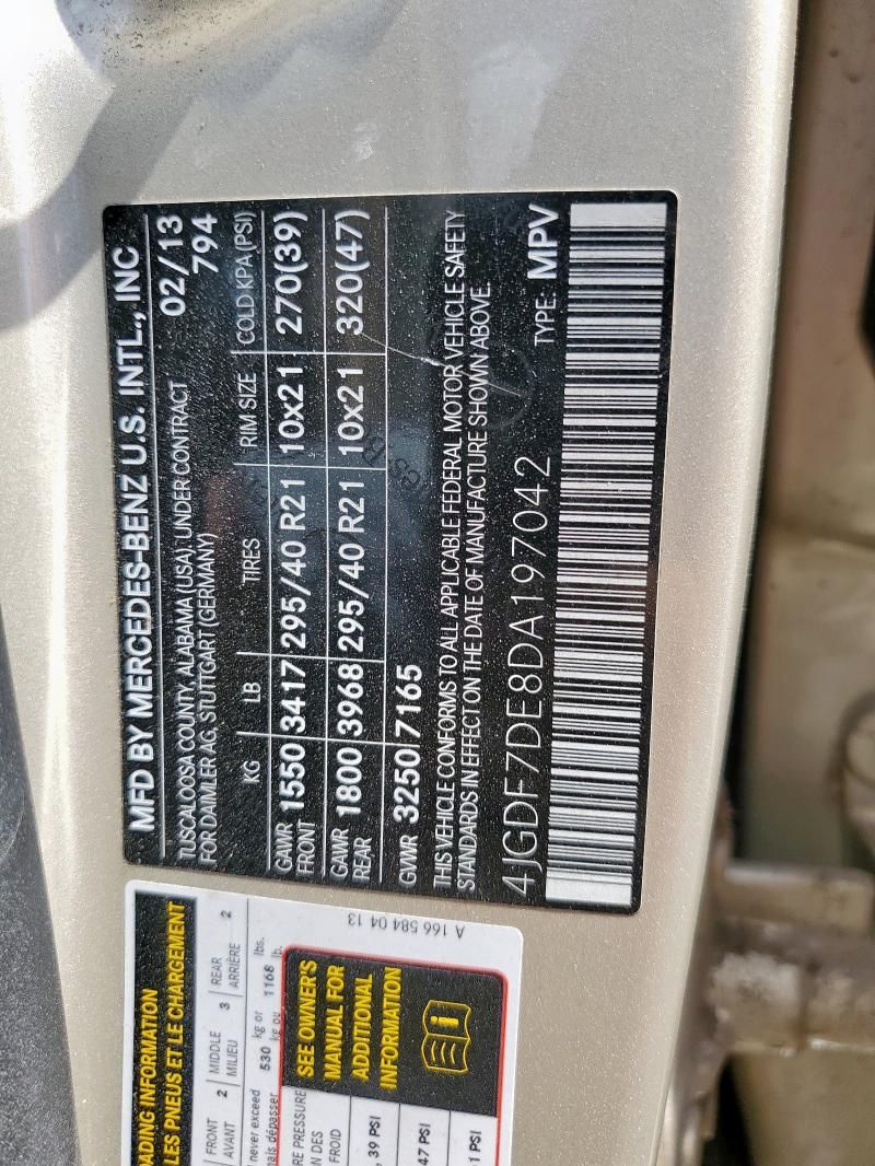 2013 Mercedes-Benz GL 550 4matic