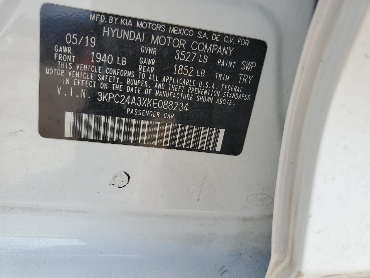 2019 Hyundai Accent se