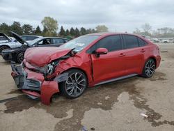 Salvage cars for sale from Copart Elgin, IL: 2021 Toyota Corolla xse