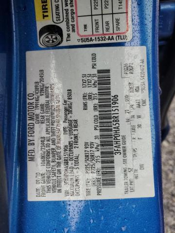 2011 Ford Fusion se