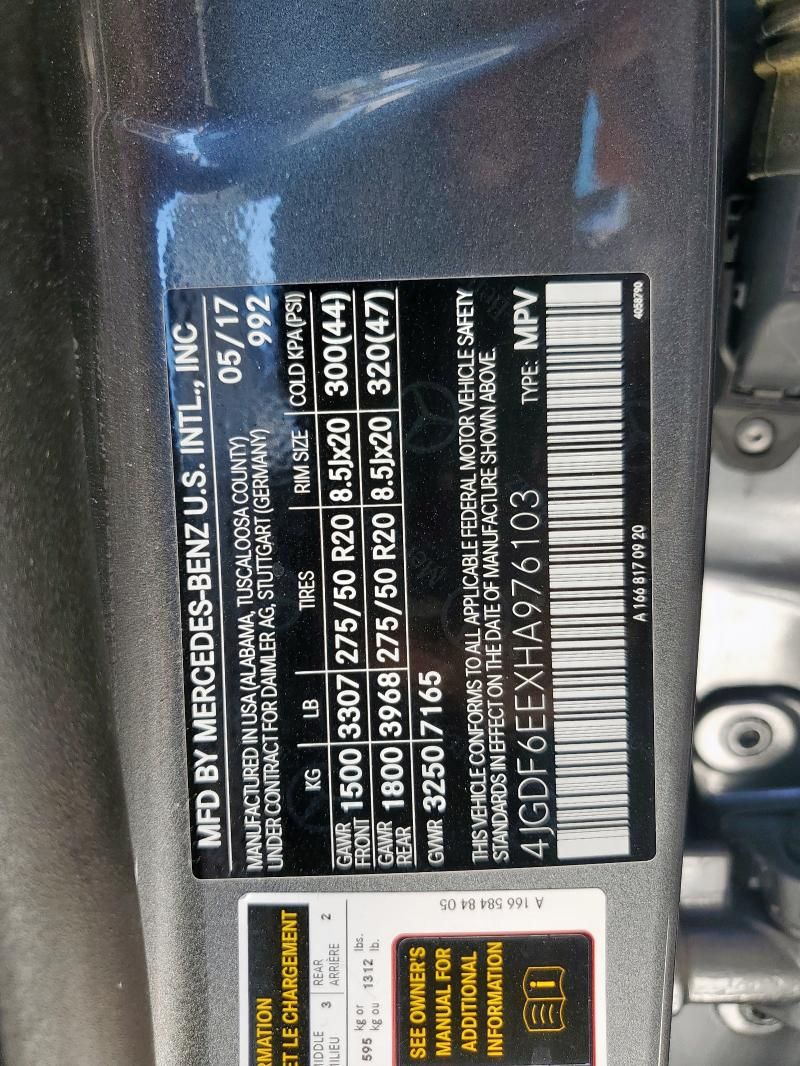 2017 Mercedes-Benz GLS 450 4matic