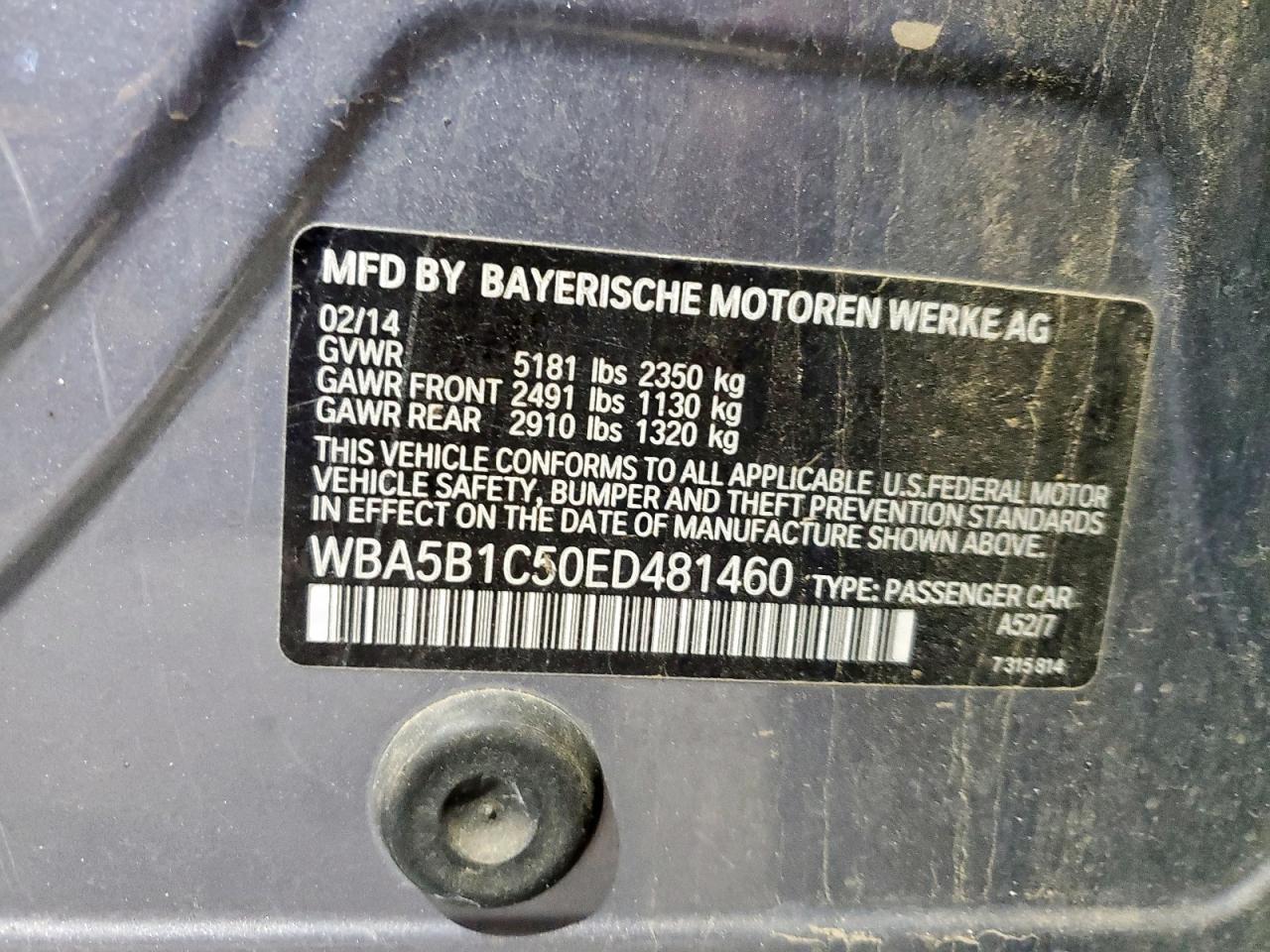 2014 BMW 535 i