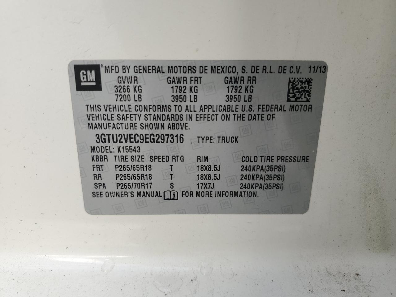 2014 GMC Sierra K1500 slt