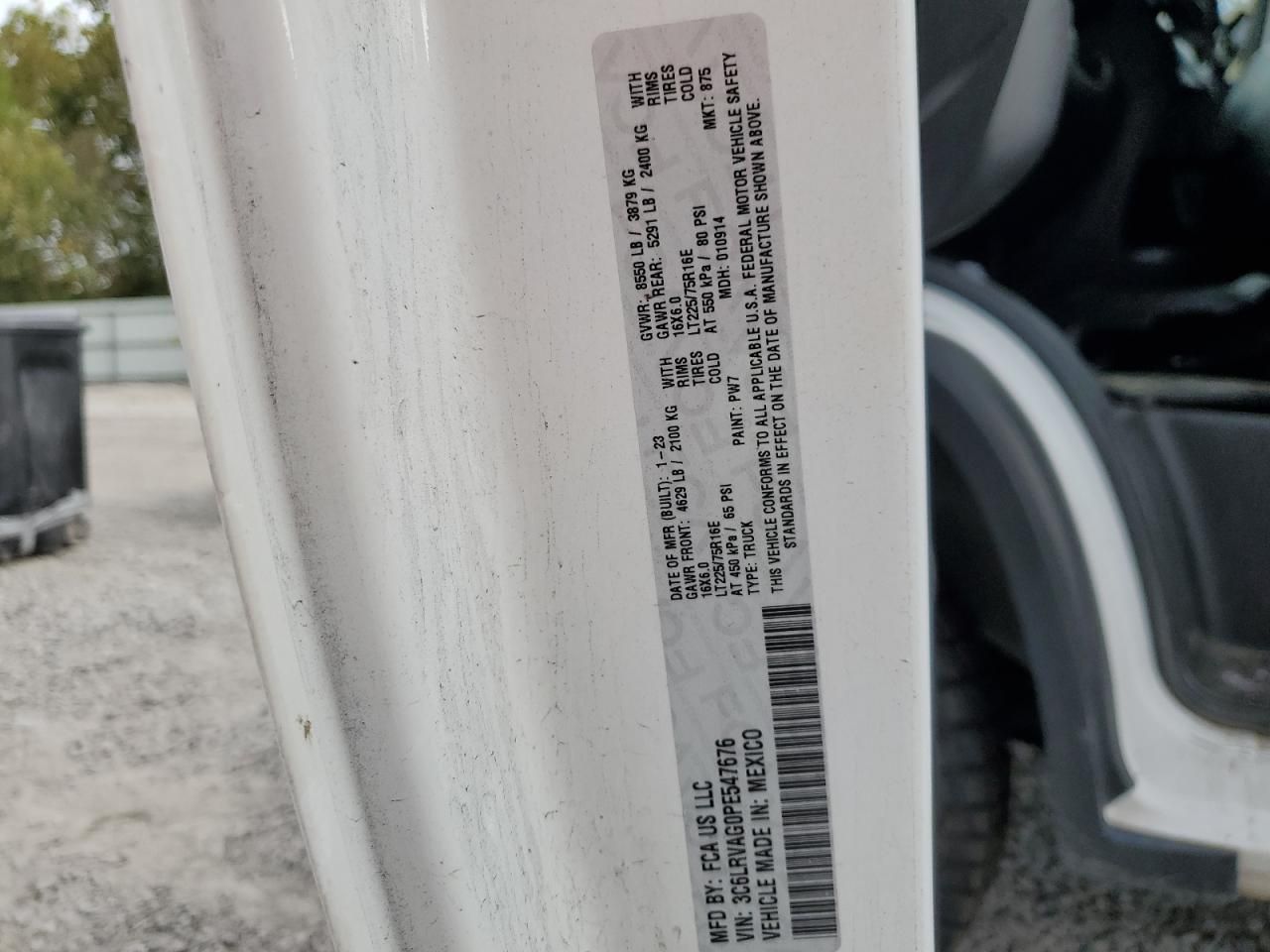 2023 Dodge RAM Promaster 1500 1500 Standard