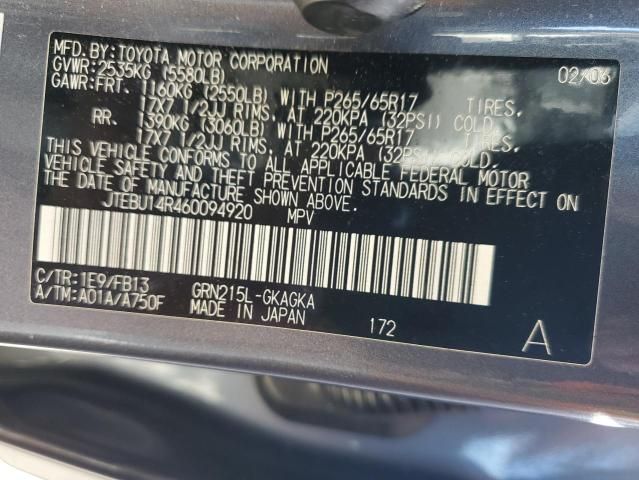 2006 Toyota 4runner SR5
