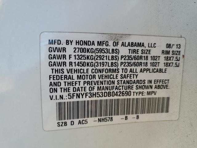 2013 Honda Pilot exl