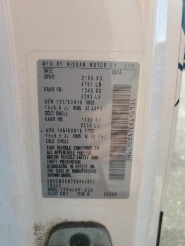 2014 Nissan NV200 Utility / Service Van