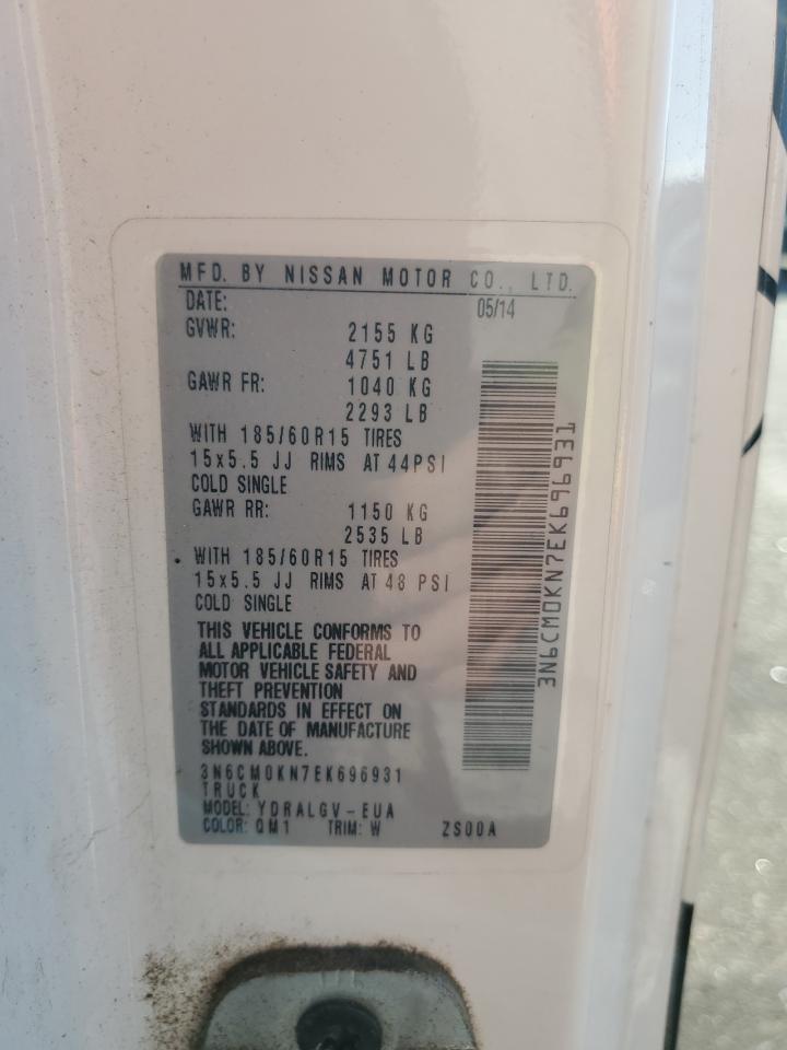 2014 Nissan NV200 Utility / Service Van