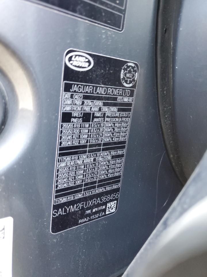 2024 Land Rover Range Rover Velar Dynamic hse