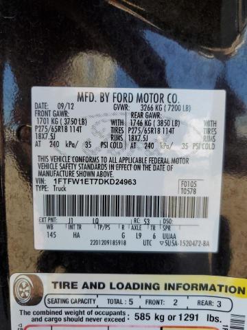 2013 Ford F150 Supercrew