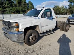 Salvage trucks for sale at Hampton, VA auction: 2016 Chev Rolet Silverado C3500
