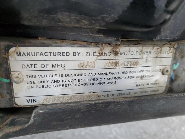 2021 Can-Am To Zforce Cf800 Utility Vehicle