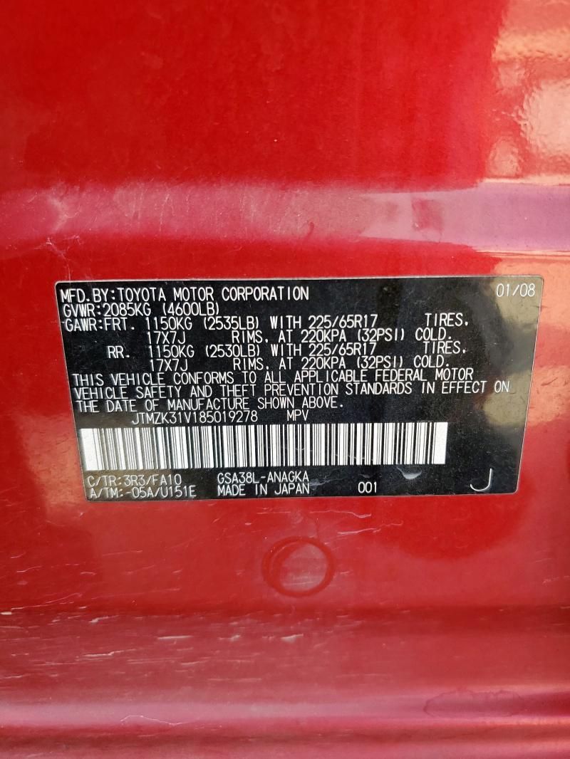 2008 Toyota Rav4 Limited